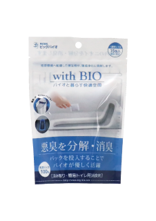 with BIO 汲み取りトイレ用消臭剤